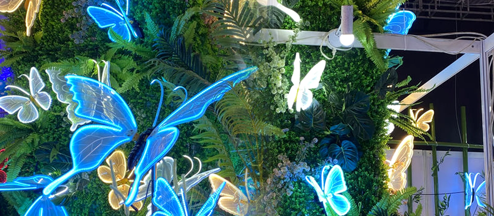 Dynamic LED Butterfly Lights for Landscape Displays
