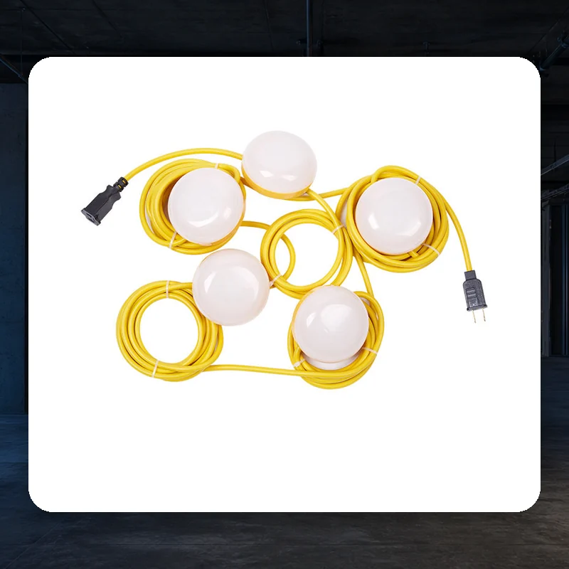Linkable LED Construction String Lights for Job Sites product view