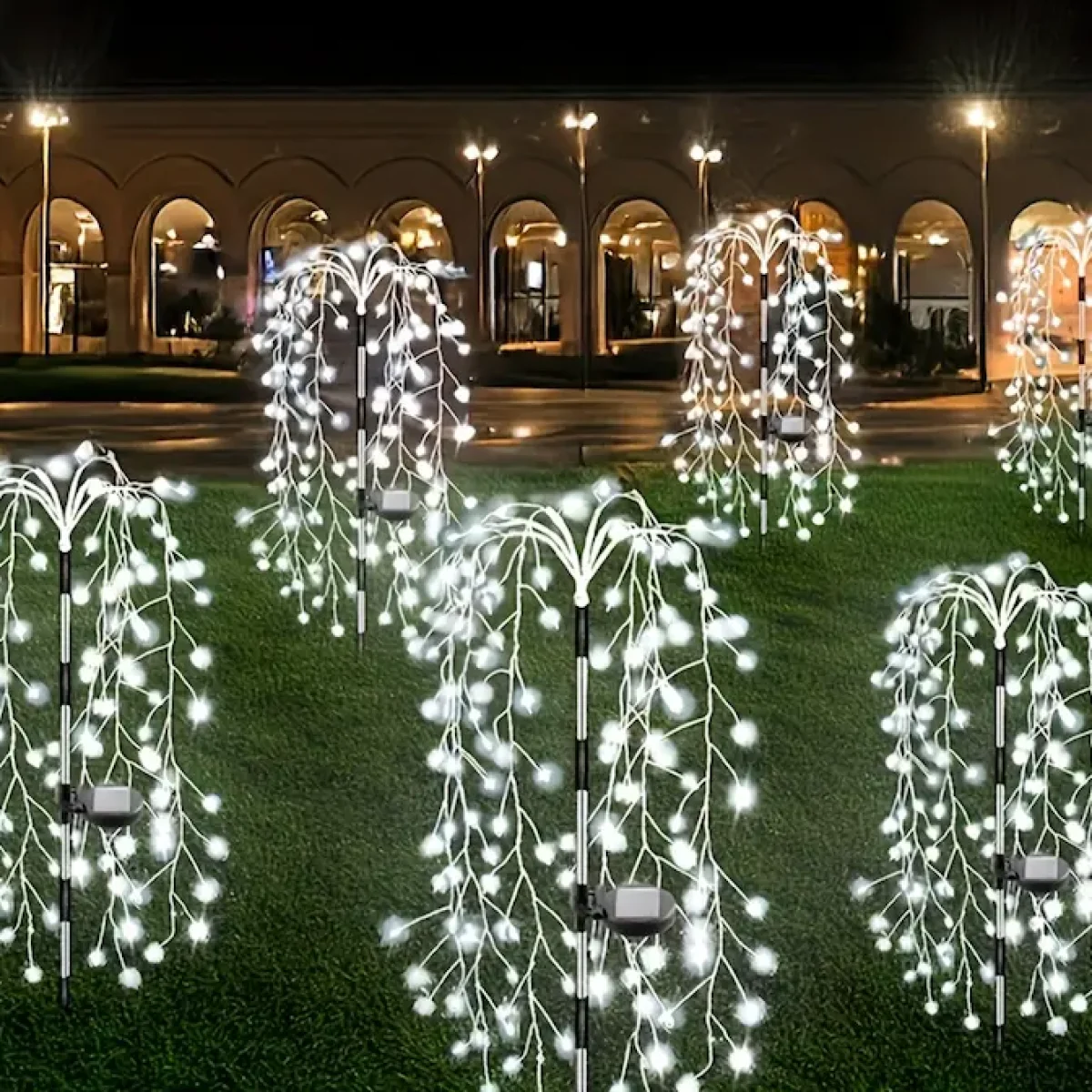 Solar Firework Starburst Stake Lights