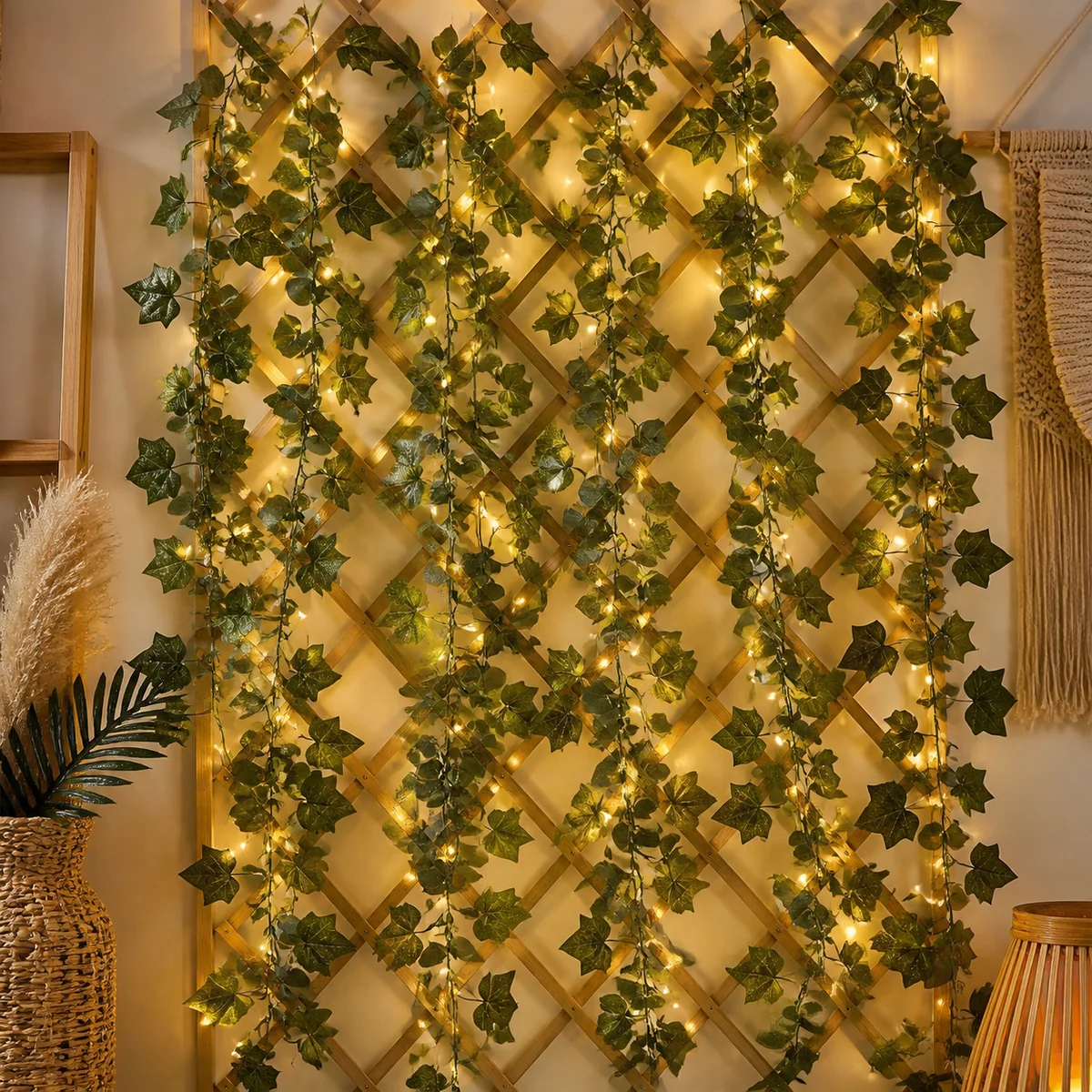 Climbing Ivy & Eucalyptus Lights